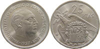 SPAIN 25 PESETAS 1957 68 FRANCISCO FRANCO (1939-1975) VZ 66.94 元  ＋  58.49 元 运费