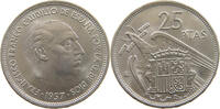 SPAIN 25 PESETAS 1957 70 FRANCISCO FRANCO (1939-1975) VZ 66.94 元  ＋  58.49 元 运费