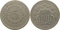 UNITED STATES OF AMERICA NICKEL SHIELD RAYS -