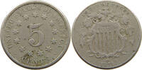 UNITED STATES OF AMERICA NICKEL SHIELD -