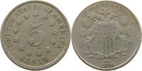 UNITED STATES OF AMERICA NICKEL SHIELD -