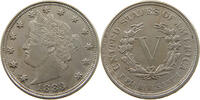 UNITED STATES OF AMERICA NICKEL SHIELD WITHOUT CENTS -
