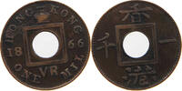 HONG KONG 1 MIL VICTORIA (1837-1901) -