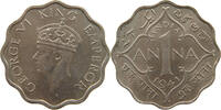 INDIA BRITISH 1 ANNA GEORGE VI. (1936-1952) -