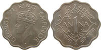 INDIA BRITISH 1 ANNA GEORGE VI. (1936-1952) BOMBAY -