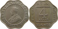 INDIA BRITISH 4 ANNAS GEORGE V. (1910-1936) -