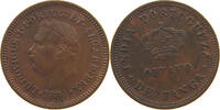 INDIA PORTUGUESE 1/8 TANGA LOUIS I. (1861-1889) -
