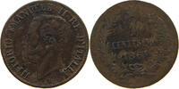 ITALY 1 CENTESIMO VITTORIO EMANUELE II. (1861-1878) -