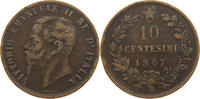 ITALY 10 CENTESIMI VITTORIO EMANUELE II. (1861-1878) -