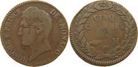 MONACO 5 CENTIMES Honore V., 1819-1841 -