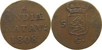 NETHERLANDS EAST INDIES 1/2 STUIVER BATAVIA -