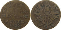BRANDENBURG PREUSSEN 6 PFENNIG Friedrich I. 1701-1713 -