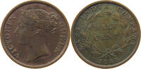 EAST INDIA COMPANY 1/2 CENT Victoria 1837-1901 -