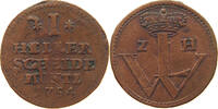HESSEN KASSEL HELLER Wilhelm VIII, 1751-1760 -