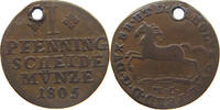 BRAUNSCHWEIG WOLFENBÜTTEL PFENNIG Karl Wilhelm Ferdinand -