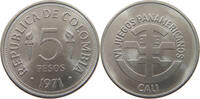 COLOMBIA 5 PESOS 1971 VZ 167.34 元  ＋  58.49 元 运费