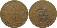GUERNSEY 8 DOUBLES Victoria 1837-1901 -