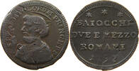 PAPAL STATES 2 1/2 BAIOCCHI 2 1/2 BAIOCCHI 1797 ROMANI PIUS VI. -