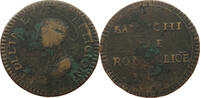 PAPAL STATES TRE BAIOCCHI TRE BAIOCCHI RONCIGLIONE 1799 VERY RARE -