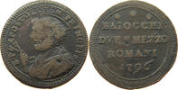 PAPAL STATES 2 1/2 BAIOCCHI 2 1/2 BAIOCCHI 1796 ROMANI PIUS VI. 1775-1798 -