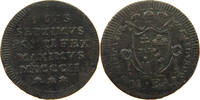 PAPAL STATES MEZZO BAIOCCO Pius VII., 1800-1823 OFF-CENTER -