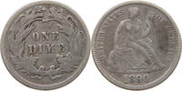 USA DIME SEATED LIBERTY -