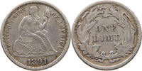 USA DIME SEATED LIBERTY -