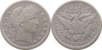 USA QUARTER BARBER -