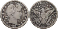 USA QUARTER BARBER -