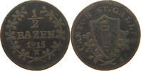 SWITZERLAND ST. GALLEN 1/2 BATZEN -