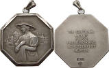 SWITZERLAND MEDAILLE SILBER MEDAILLE HUGUENIN -