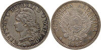 ARGENTINA 10 CENTAVOS 1883 SS 502.03 元  ＋  58.49 元 运费