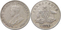 AUSTRALIA 3 PENCE George V. (1910-1936) -