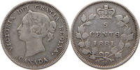 CANADA 5 CENTS Victoria 1837-1901 -