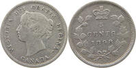 CANADA 5 CENTS Victoria 1837-1901 -