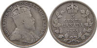 CANADA 5 CENTS Edward VII., 1901 - 1910 -
