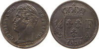 FRANCE 1/4 FRANC Charles X. (1824-1830) -