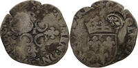 FRANCE SOL CHARLES IX. (1560-1574) COUNTERMARKED LILY -
