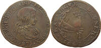 SPANISH NETHERLANDS JETON 1673 ANTWERP WAR AGAINST FRANCE DOUBLE STRUCK -