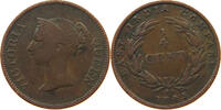 STRAITS SETTLEMENTS 1/4 CENT Victoria 1837-1901 EAST INDIA COMPANY -
