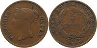 STRAITS SETTLEMENTS 1/4 CENT Victoria 1837-1901 EAST INDIA COMPANY -