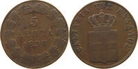 GREECE 5 LEPTA Otto (1832-1862) -