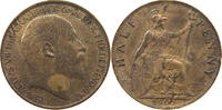 GREAT BRITAIN HALF PENNY 1902 Edward VII., 1901 - 1910 SS-VZ 225.91 元  ＋  58.49 元 运费