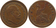 GREAT BRITAIN JETON 1902 Edward VII., 1901 - 1910 VZ- 251.02 元  ＋  58.49 元 运费