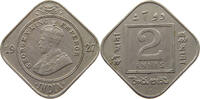 INDIA BRITISH 2 ANNAS George V. (1910-1936) -