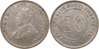 STRAITS SETTLEMENTS 10 CENTS George V. (1910-1936) -