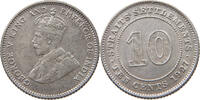 STRAITS SETTLEMENTS 10 CENTS George V. (1910-1936) -