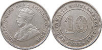 STRAITS SETTLEMENTS 10 CENTS George V. (1910-1936) -
