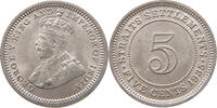 STRAITS SETTLEMENTS 5 CENTS George V. (1910-1936) -