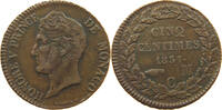 MONACO 5 CENTIMES Honorius V. (1819-1841) -